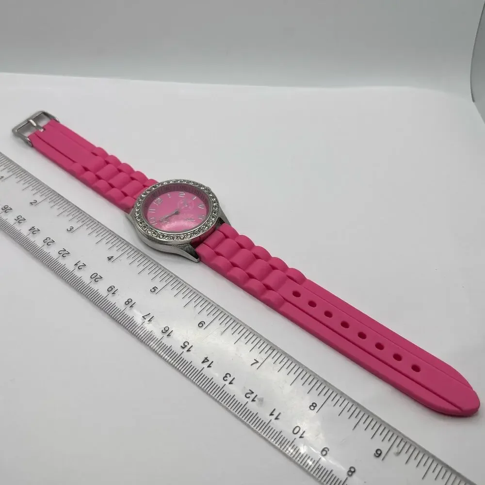 Pink Crystal Darice Men's Watch